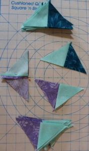 Triangles for hourglass